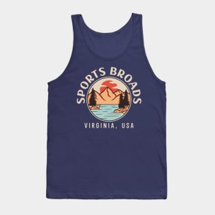 Sports Broads Virginia, USA Tank Top